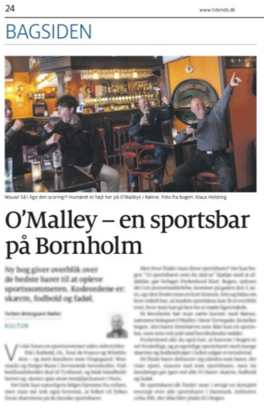 Bornsholms Tidende - Lokal bar i ny bog