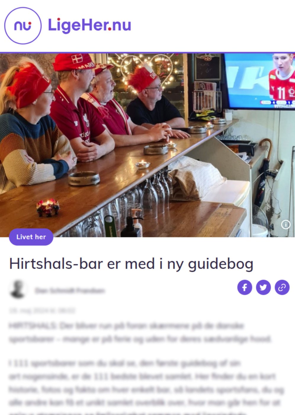 Lige her og nu: Hirtshalsbar med i ny bog